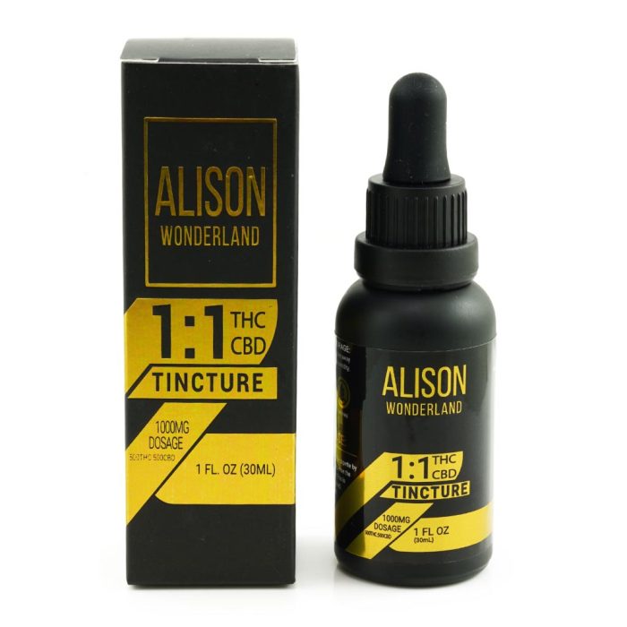 Alison Wonderland: 1000MG 1:1 THC/CBD - Image 1