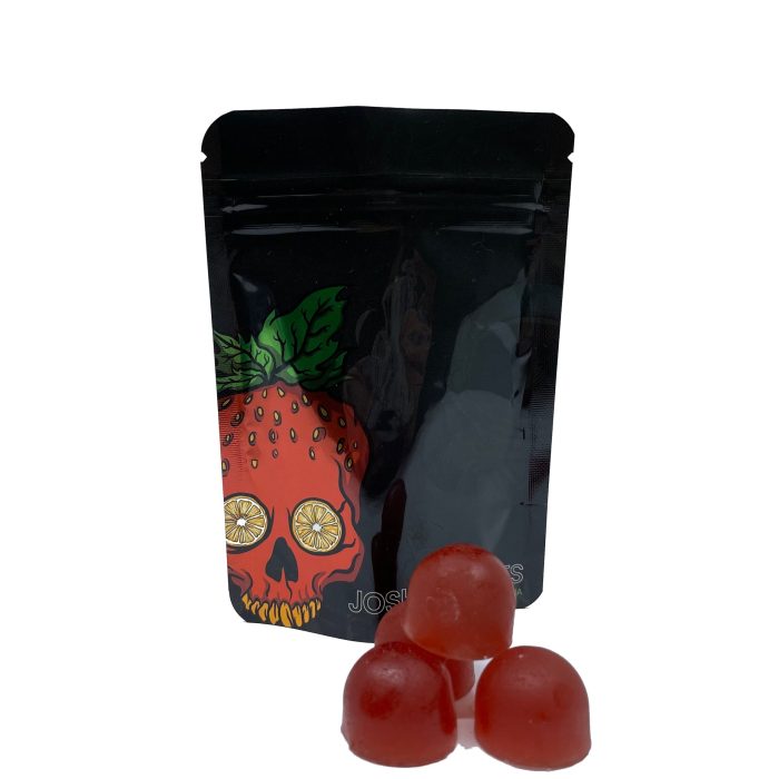Joshua Treats THC Gummies – Strawberry Banana 500MG - Image 1