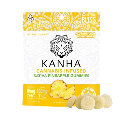 Kanha Gummies Pineapple – Sativa (100mg)