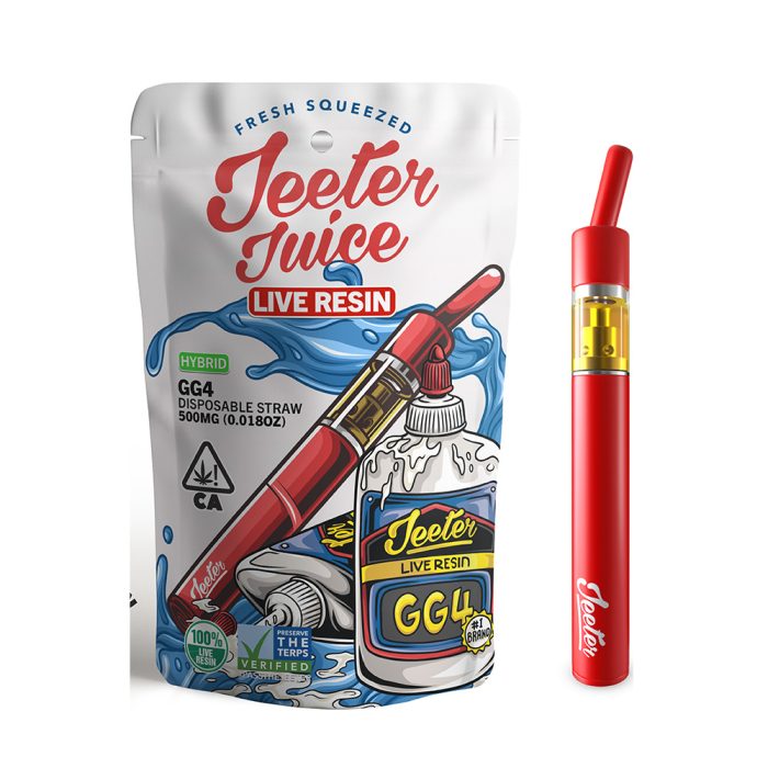 Jeeter Juice Live Resin Disposable Straw – GG4 - Image 1