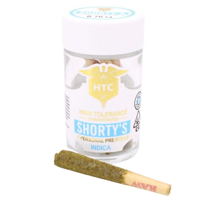 Shorty’s Personalized Pre-Roll – Banana Kush – HTC - Image 1