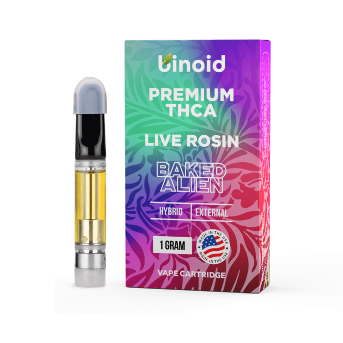 THCA Vape Cartridge – Live Rosin - Image 2