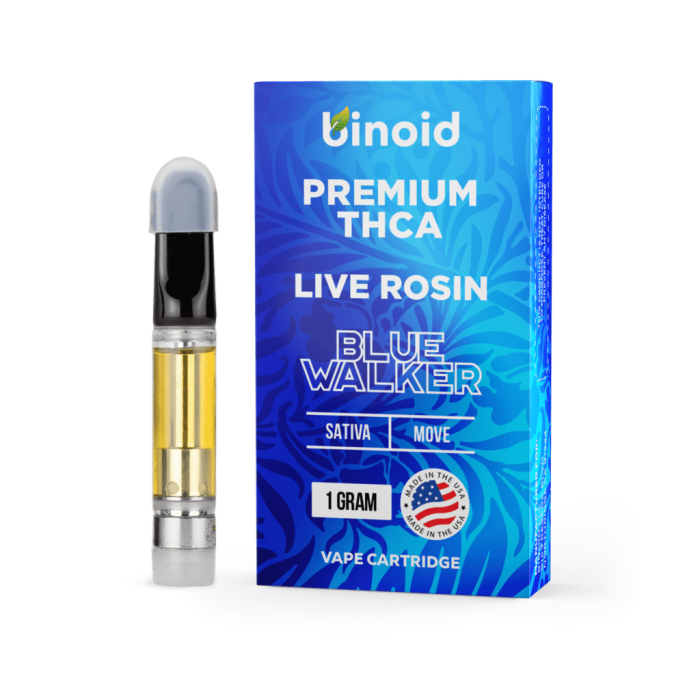 THCA Vape Cartridge – Live Rosin - Image 1