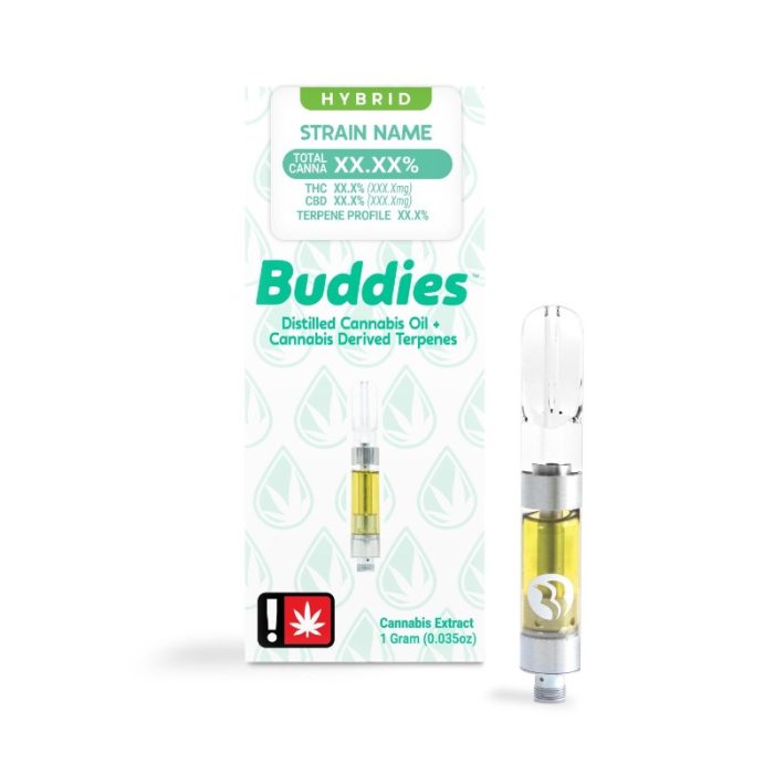 Buddies – Vulcan Fuel Distillate Cartridge 1g - Image 1