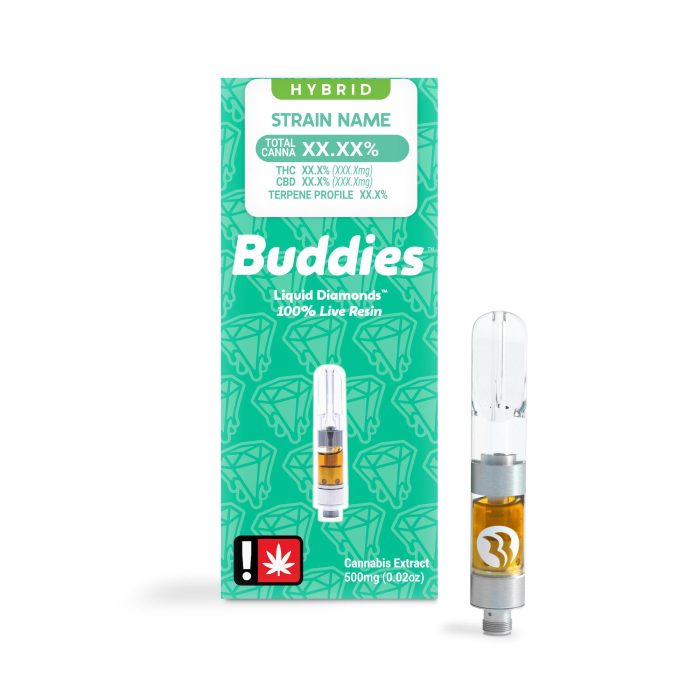 Buddies – Vulcan Fuel Live Resin Cartridge 1g - Image 1