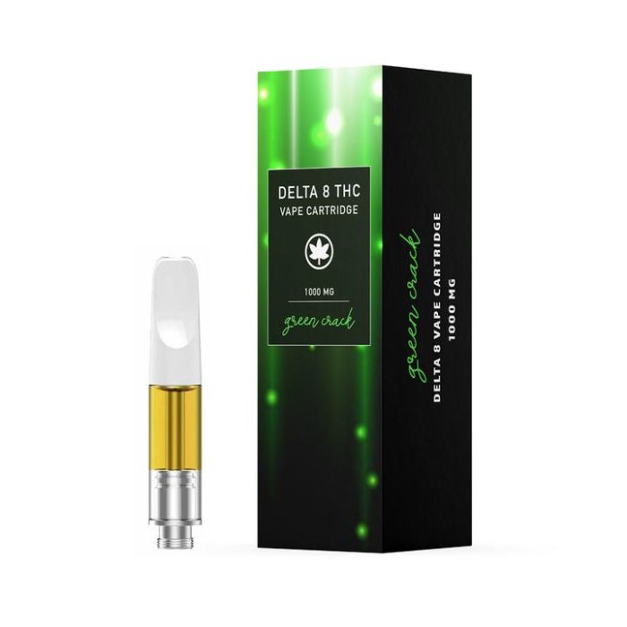 Green Crack Delta 8 THC Vape Cartridge - Image 1